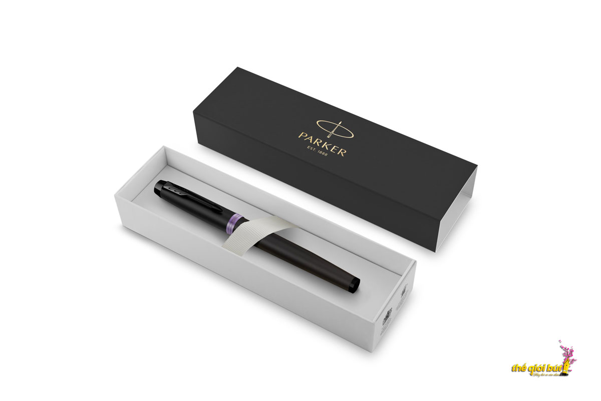 Bút dạ bi Parker IM Vibrant Rings Amethyst Purple Rollerball 2172950