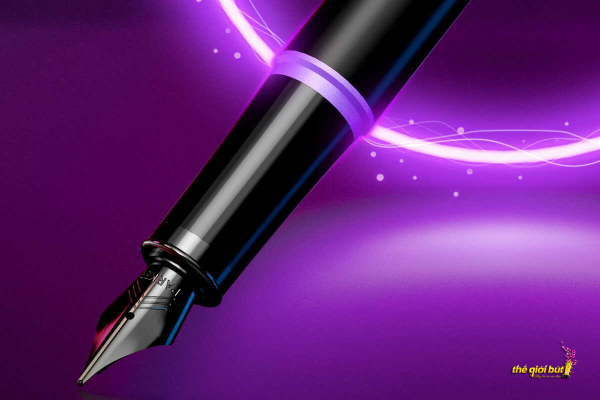 Bút máy Parker IM Vibrant Rings Amethyst Purple Fountain Pen 2172948