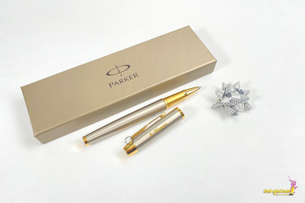 Bút dạ bi Parker IM Nickel GT Rollerball S0856400