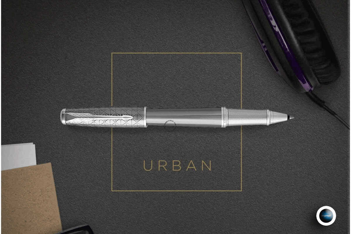 Bút dạ bi Parker Urban Premium Silvered Powder CT Rollerball 1931586