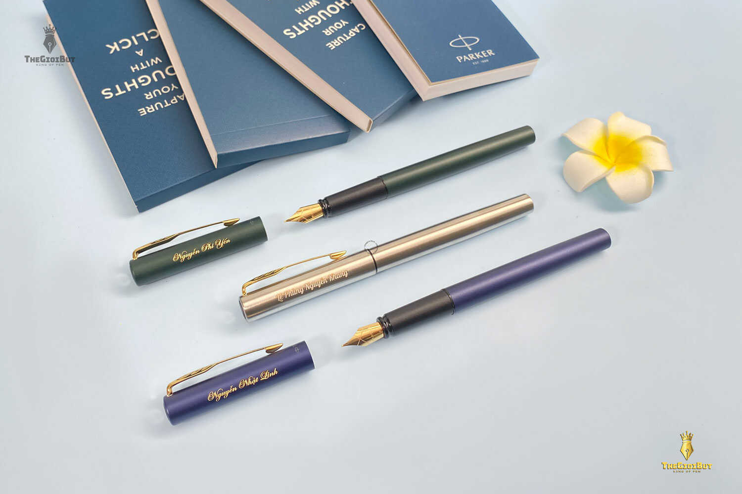 Bút máy Parker Vector XL Matte Blue Fountain Pen