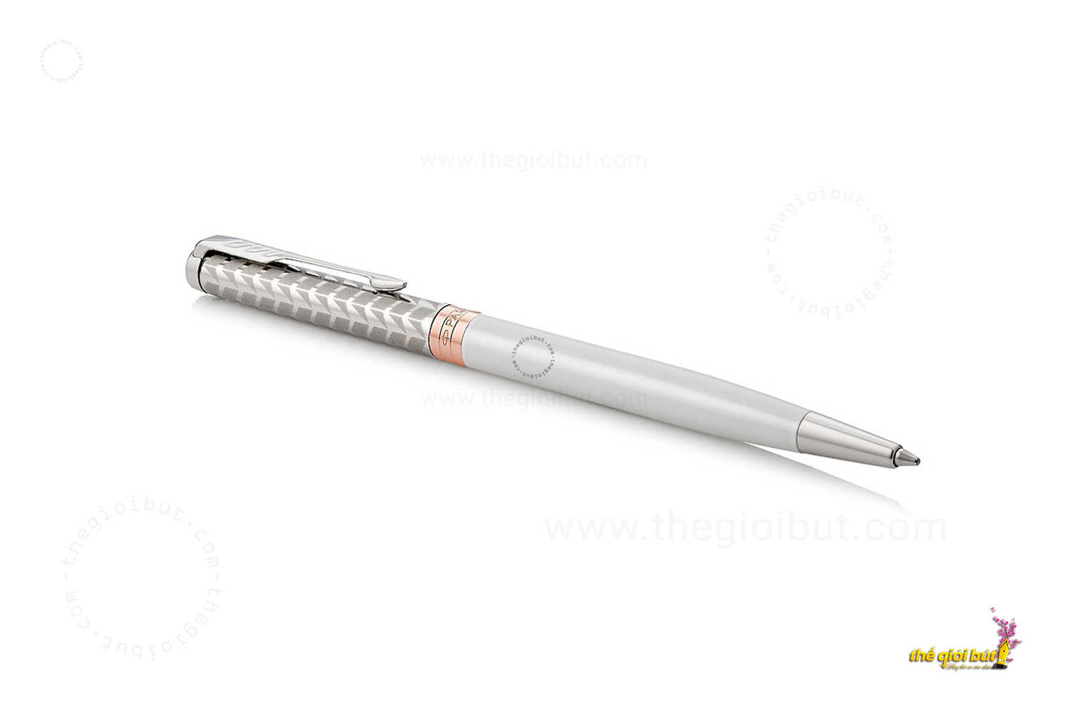 Parker Sonnet Metal And Pearl Slim GT Ballpoint Pen