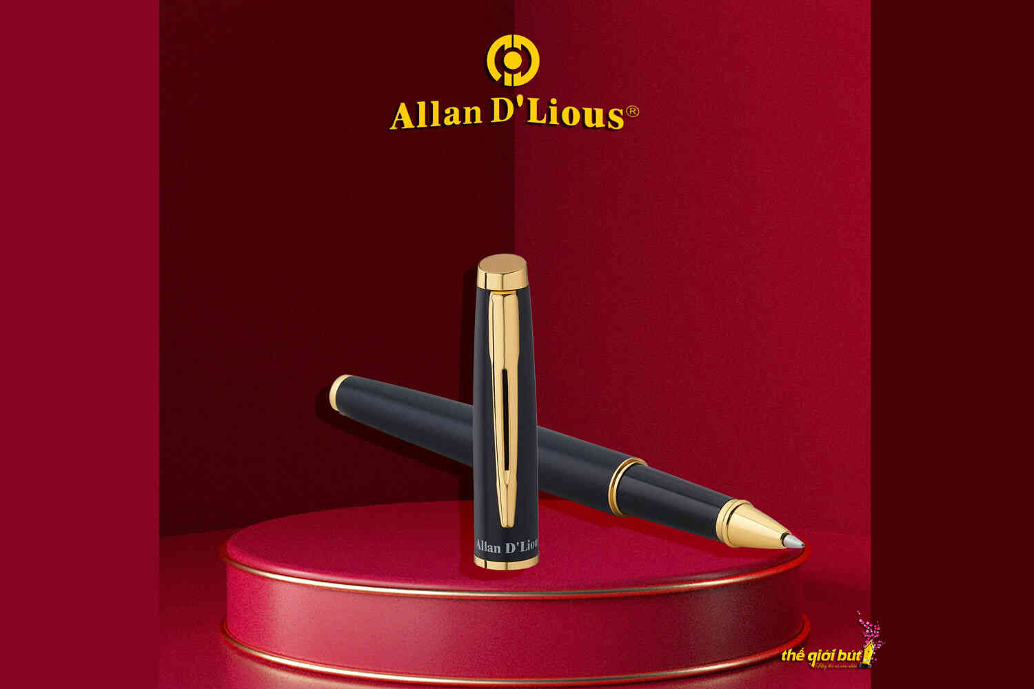 Bút dạ bi Allan D'lious 120RGBK