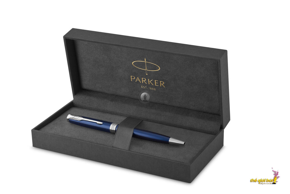 Bút bi Parker Sonnet Subtle Blue Lacquer CT Ballpoint Pen 1931536