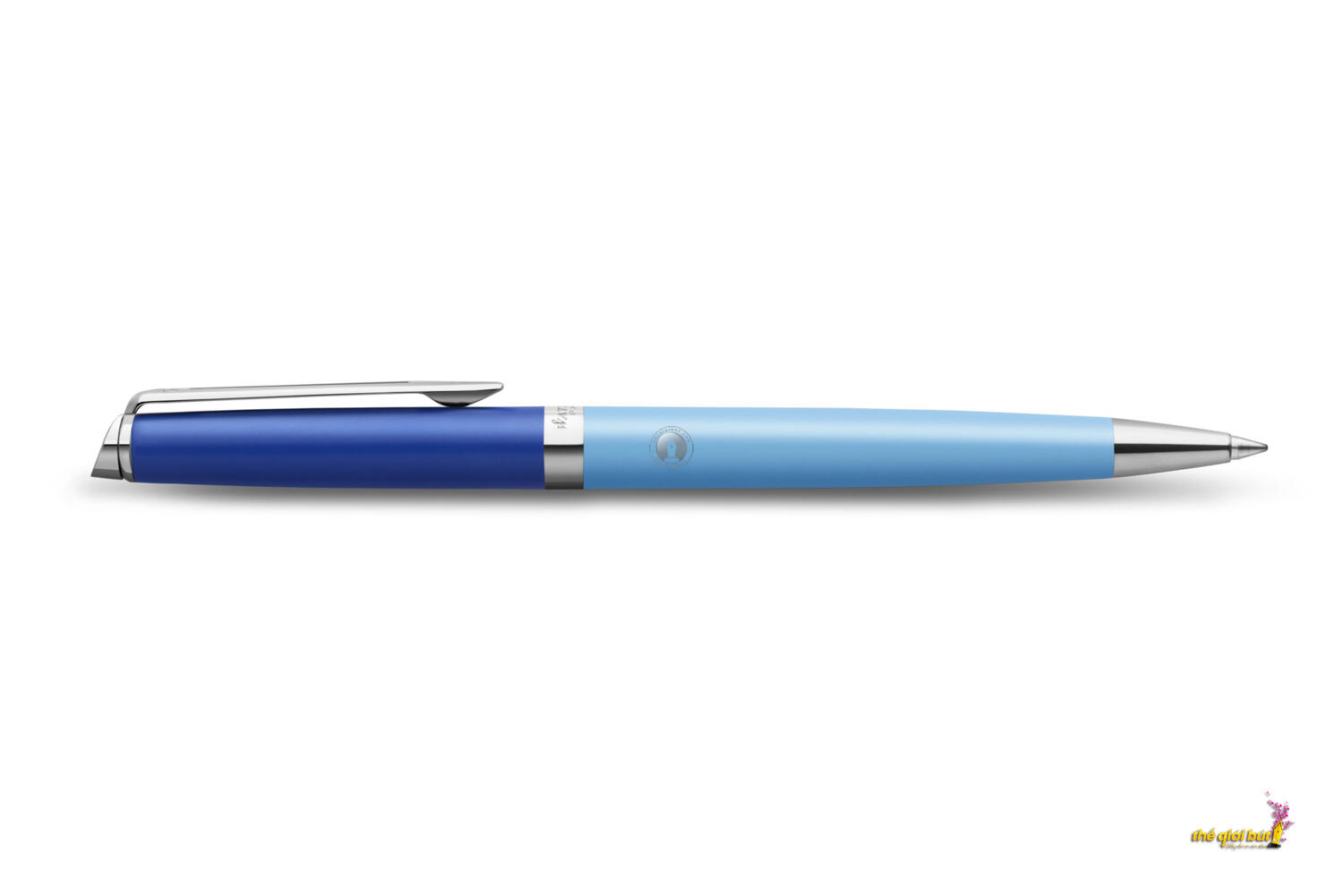 Bút bi Waterman Hemisphere Colour Blocking Light Blue CT Ballpoint Pen 2179927