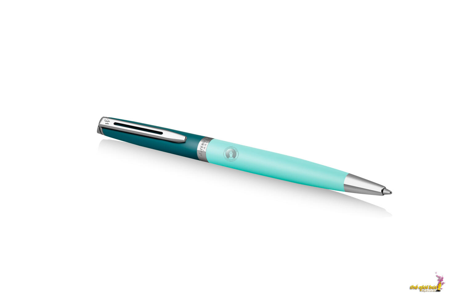 Bút bi Waterman Hemisphere Colour Blocking Light Green CT Ballpoint Pen 2190125