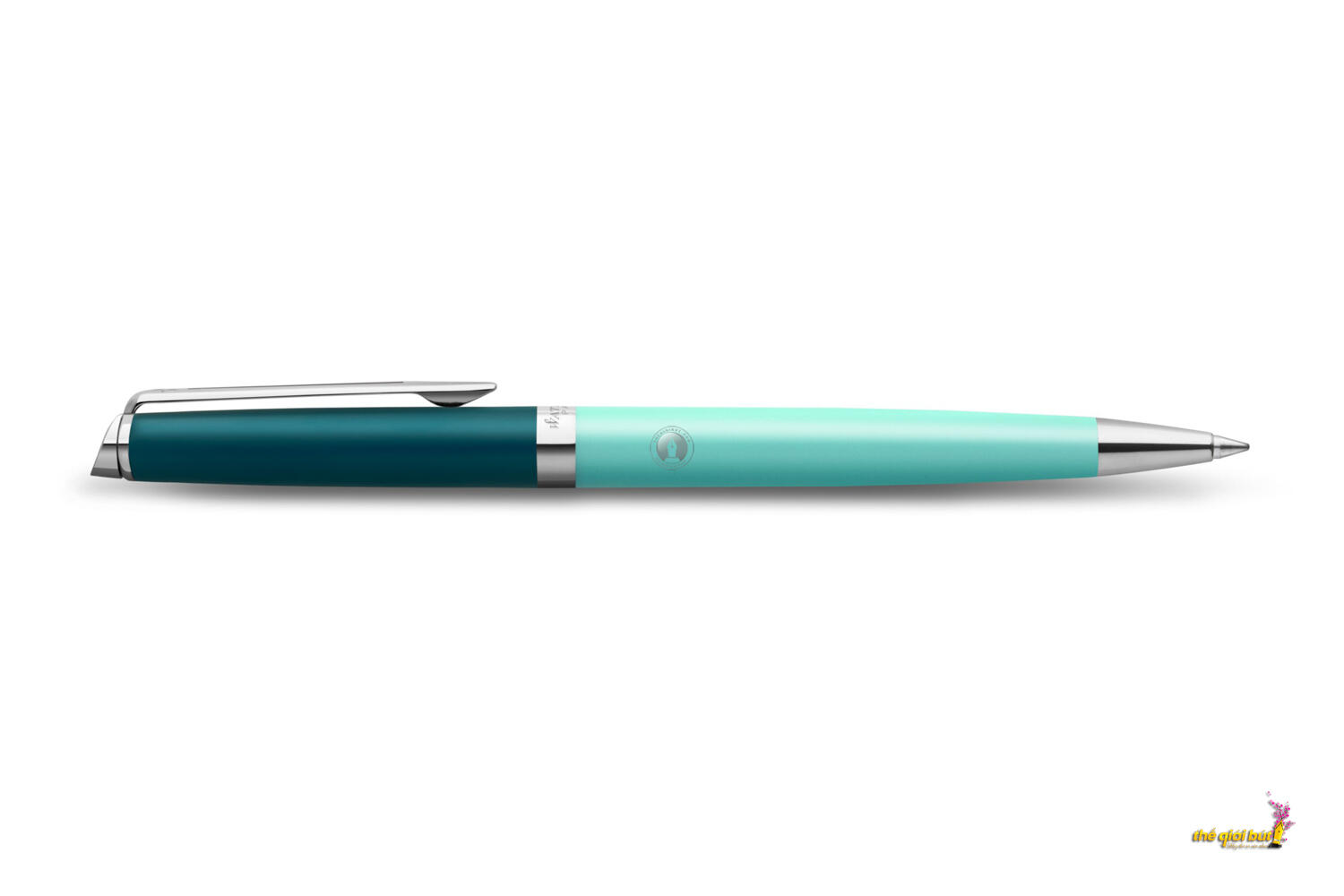Bút bi Waterman Hemisphere Colour Blocking Light Green CT Ballpoint Pen 2190125