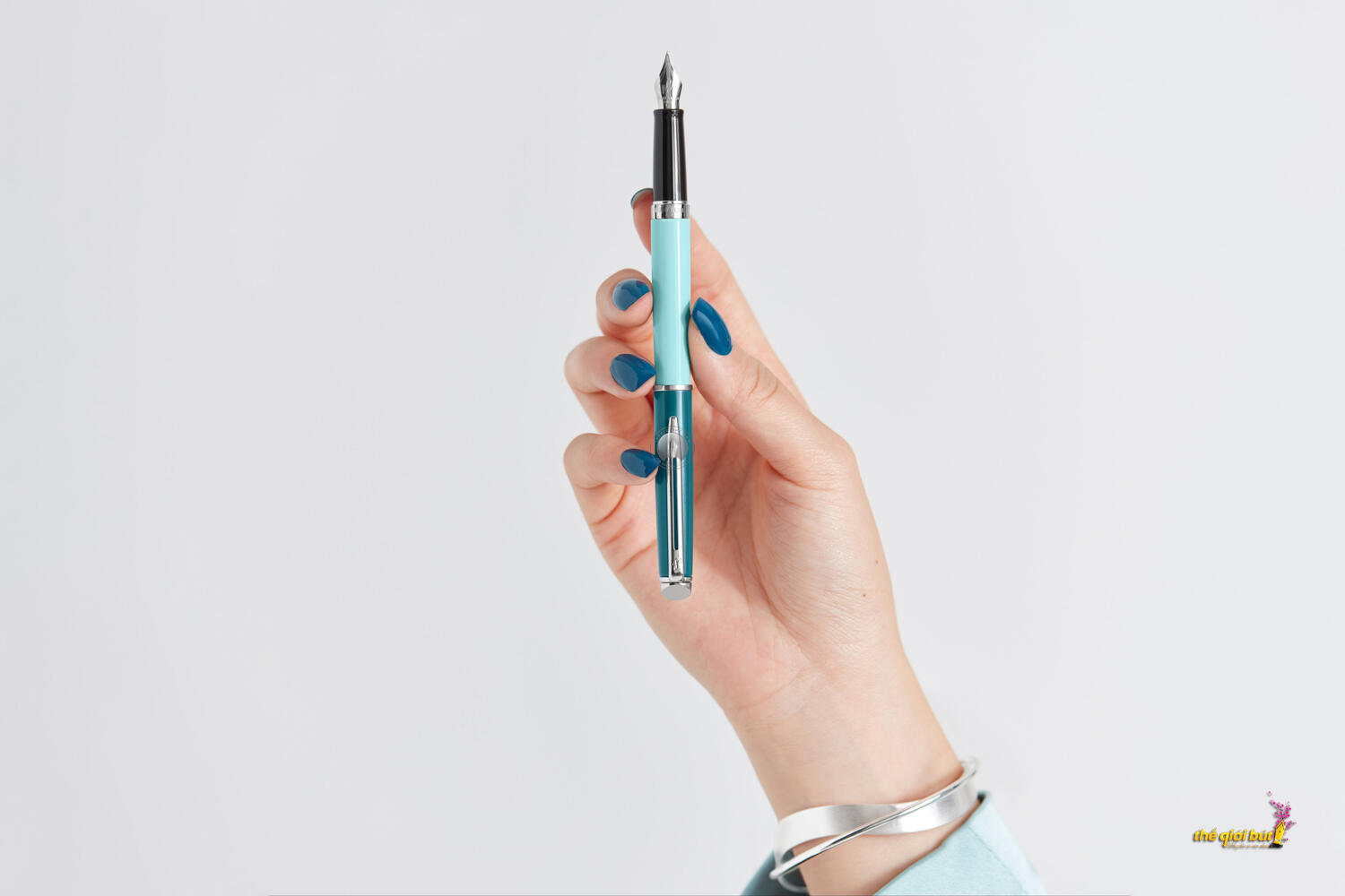 Bút máy Waterman Hemisphere Colour Blocking Light Green CT Fountain Pen 2190122
