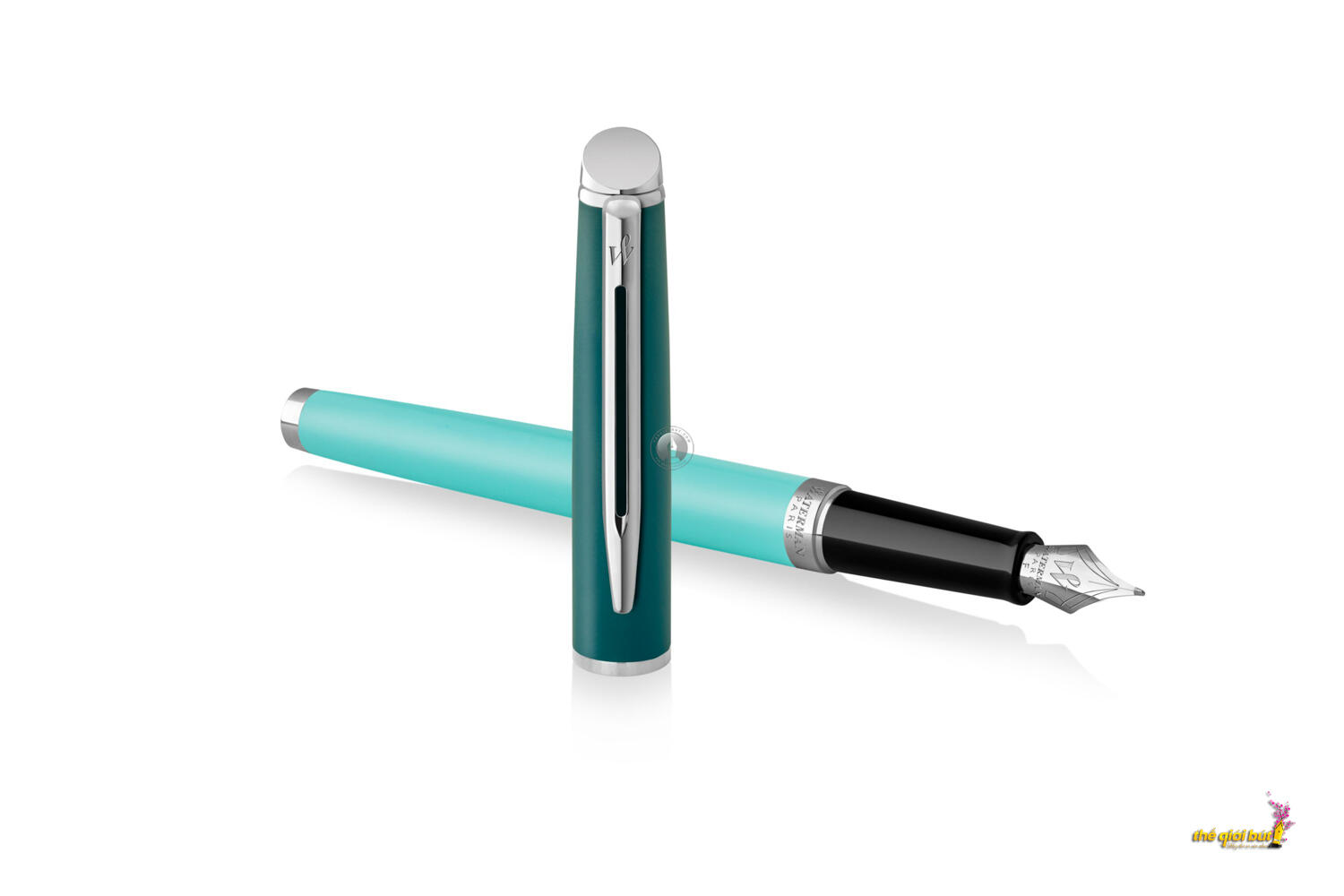 Bút máy Waterman Hemisphere Colour Blocking Light Green CT Fountain Pen 2190122