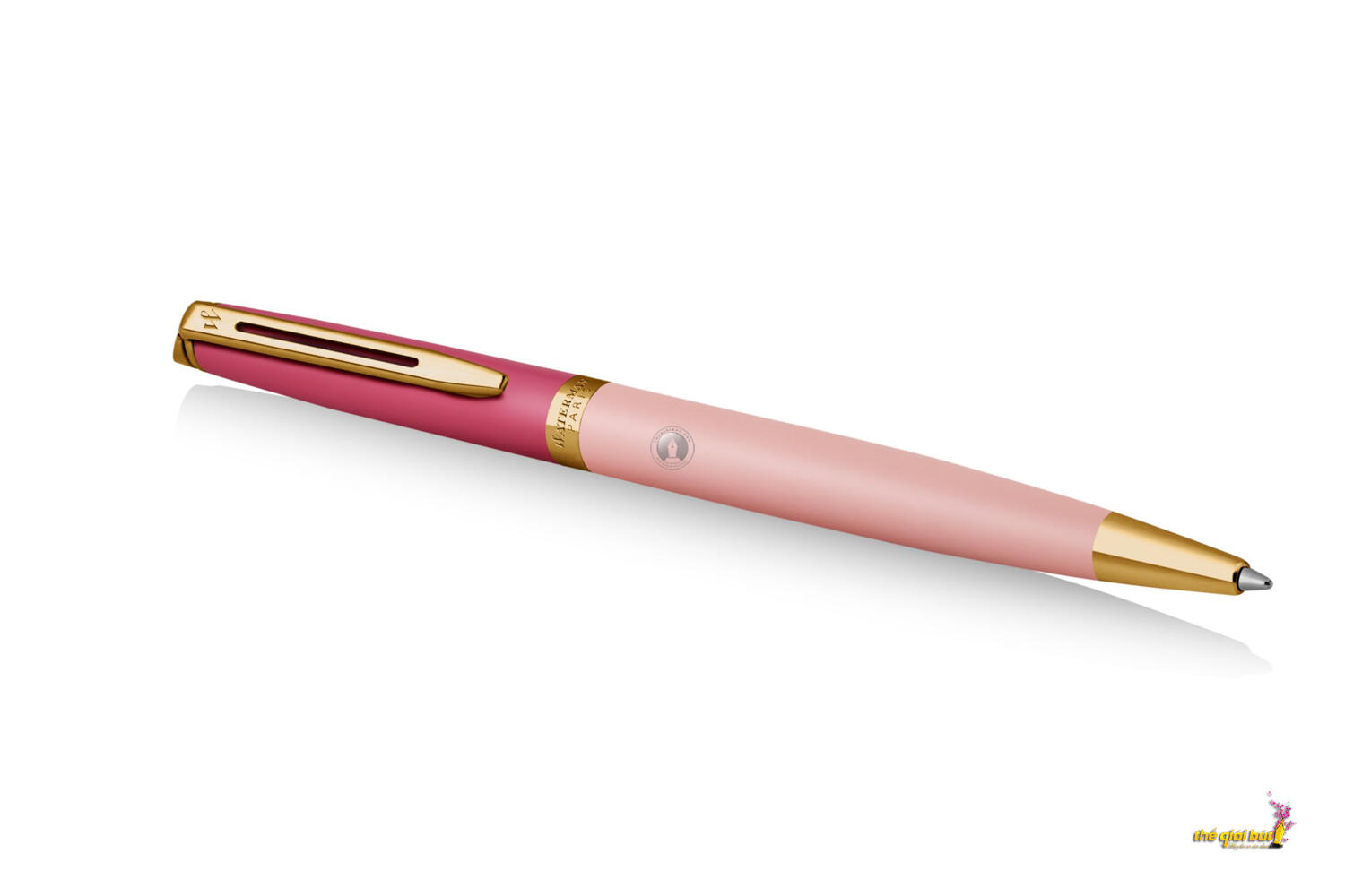 Bút bi Waterman Hemisphere Colour Blocking Light Red GT Ballpoint Pen 2179899