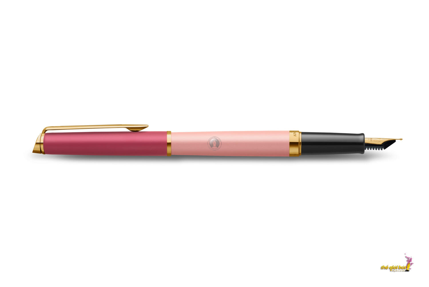 Bút máy Waterman Hemisphere Colour Blocking Light Red GT Fountain Pen 2179896