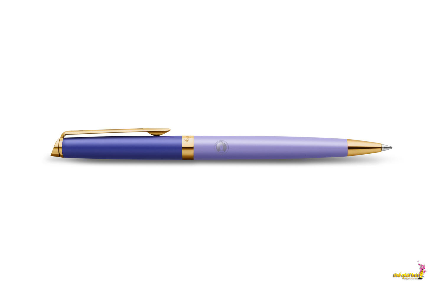 Bút bi Waterman Hemisphere Colour Blocking Light Purple GT Ballpoint Pen 2179923