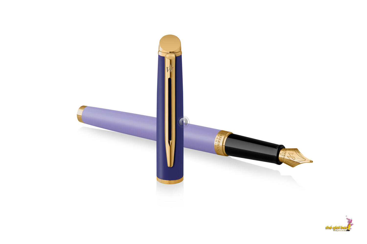 Bút máy Waterman Hemisphere Colour Blocking Light Purple GT Fountain Pen 2179900