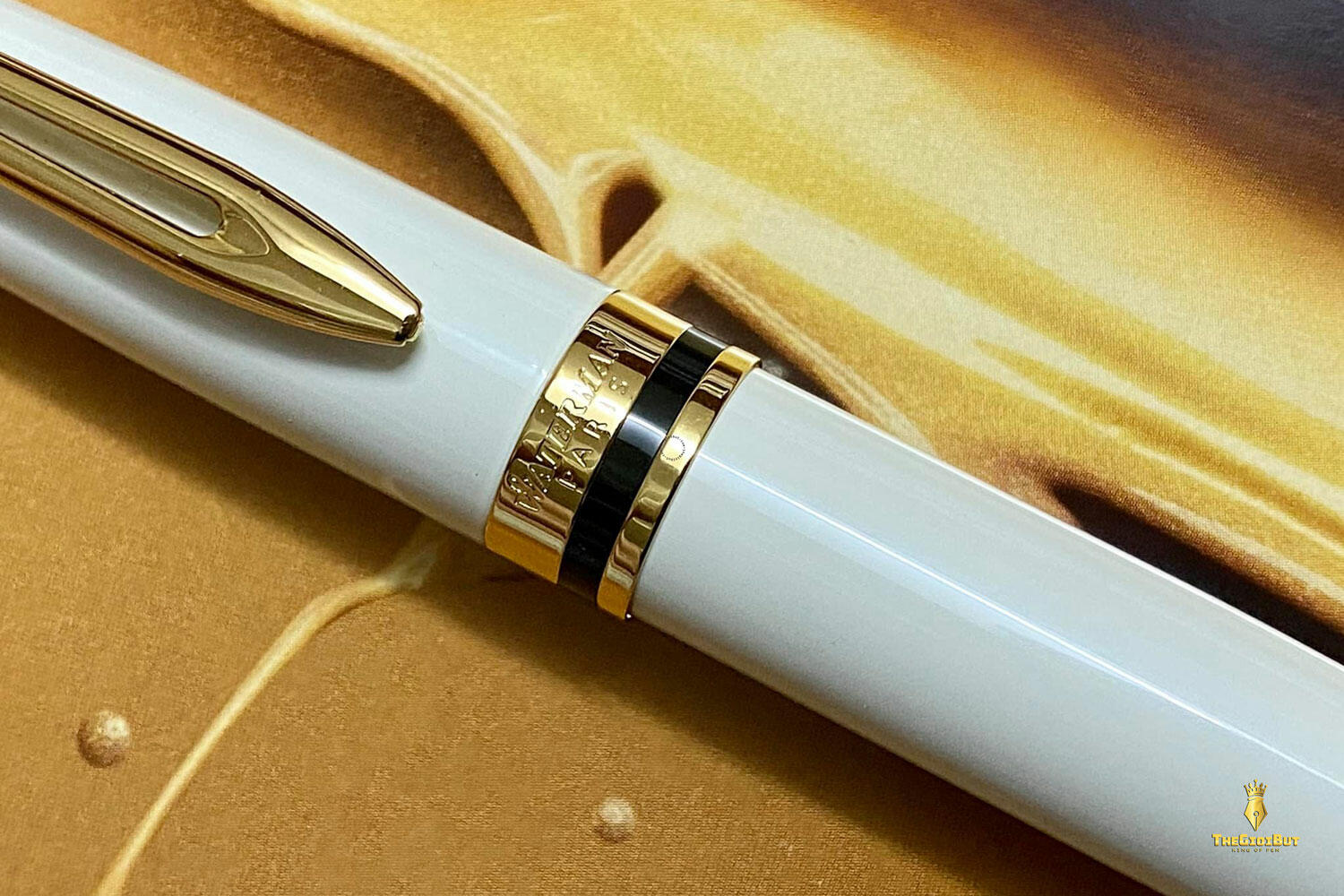 Bút bi Waterman Expert Ivory GT Ballpoint Pen 2099433