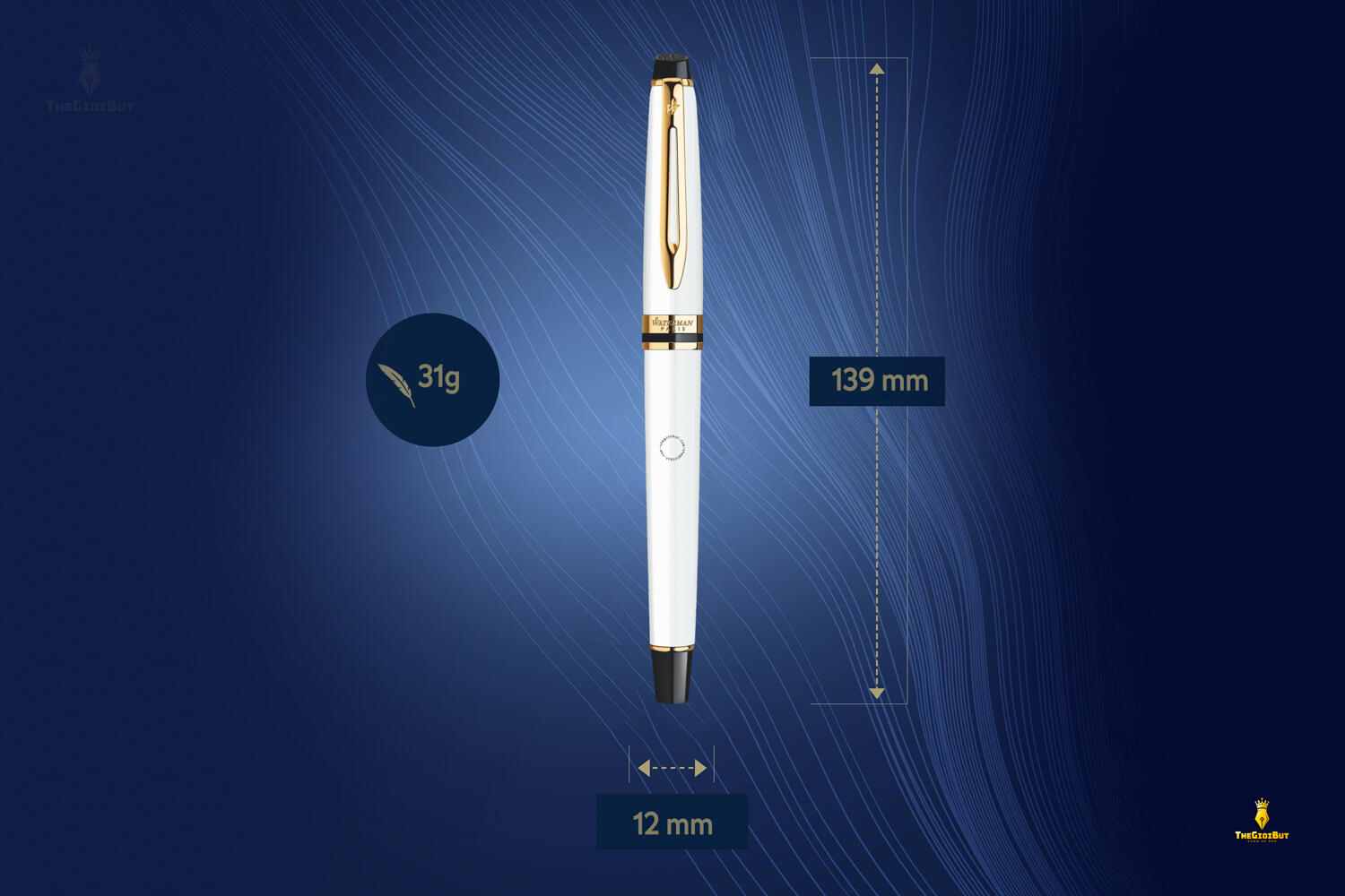 Bút máy Waterman Expert Ivory GT Fountain Pen 2099431