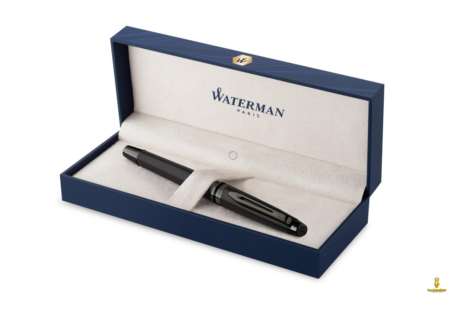 Bút máy Waterman Expert Metallic Black Lacquer RT Fountain Pen 2119188