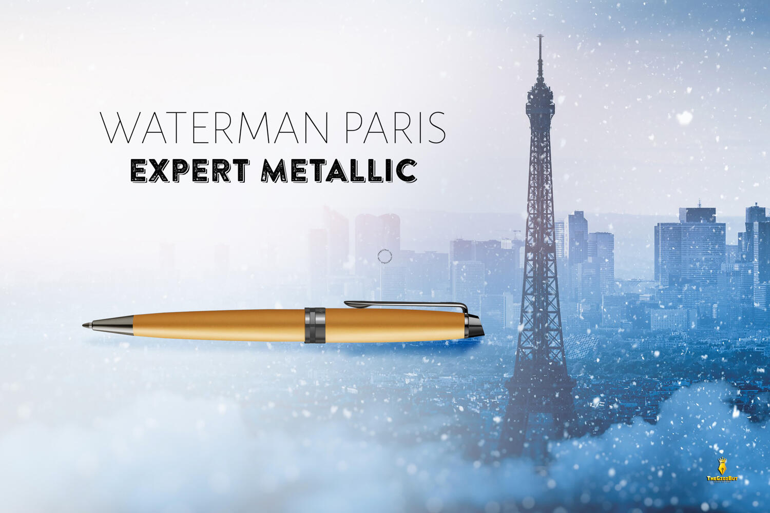 Bút bi Waterman Expert Metallic Gold Lacquer RT Ballpoint Pen 2119260