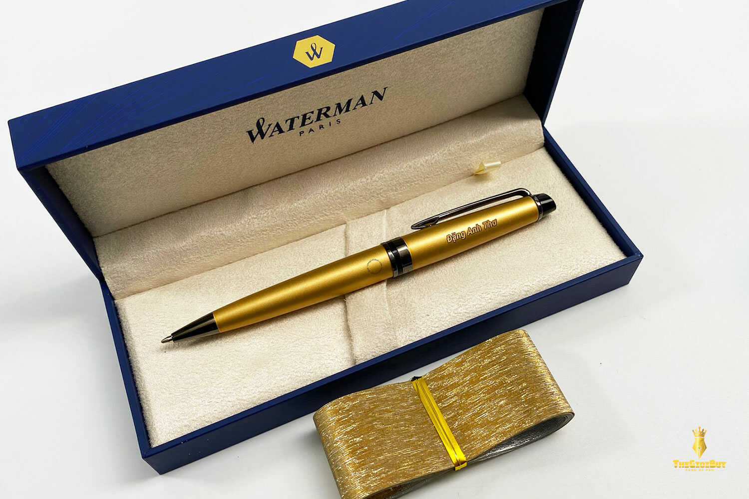 Bút bi Waterman Expert Metallic Gold Lacquer RT Ballpoint Pen 2119260