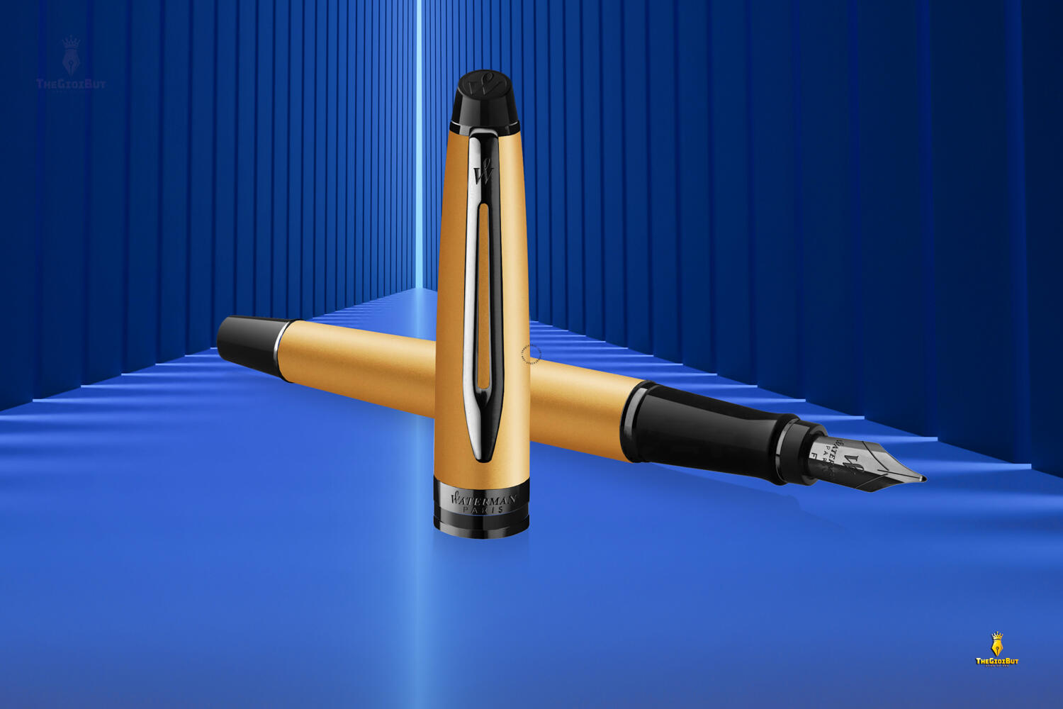 Bút máy Waterman Expert Metallic Gold Lacquer RT Fountain Pen 2119257