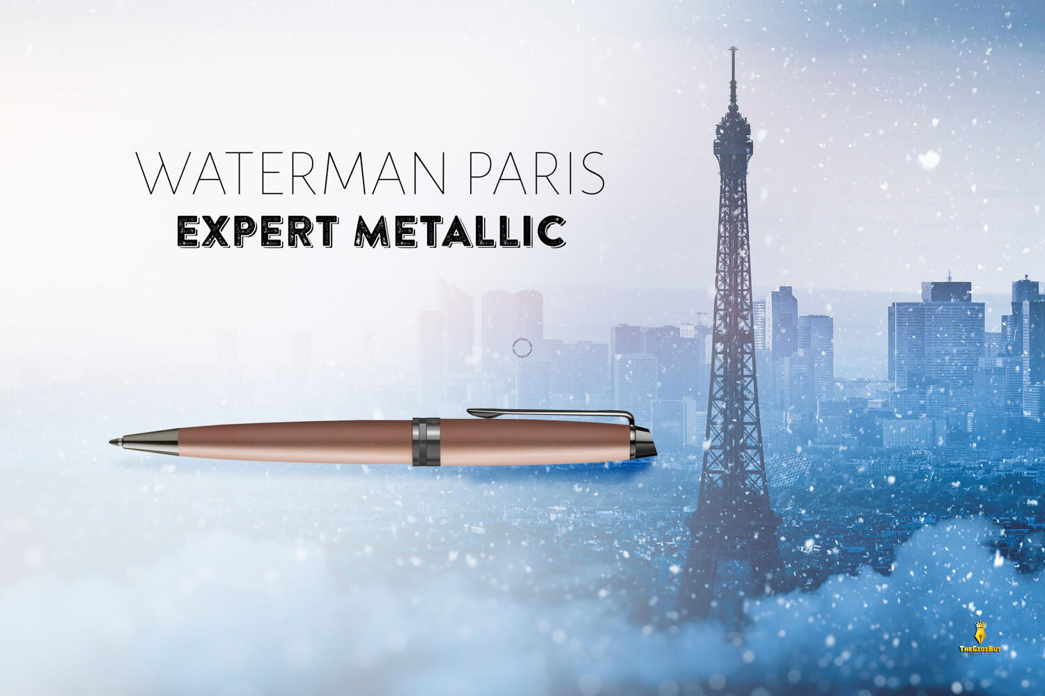 Bút bi Waterman Expert Metallic Rose Gold Lacquer RT Ballpoint Pen 2119265