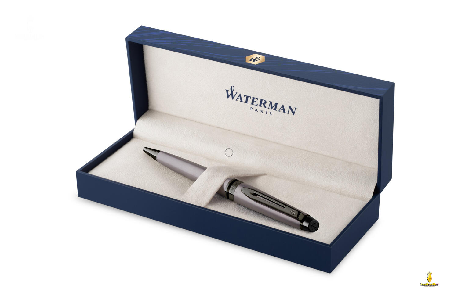 Bút bi Waterman Expert Metallic Silver Lacquer RT Ballpoint Pen 2119256