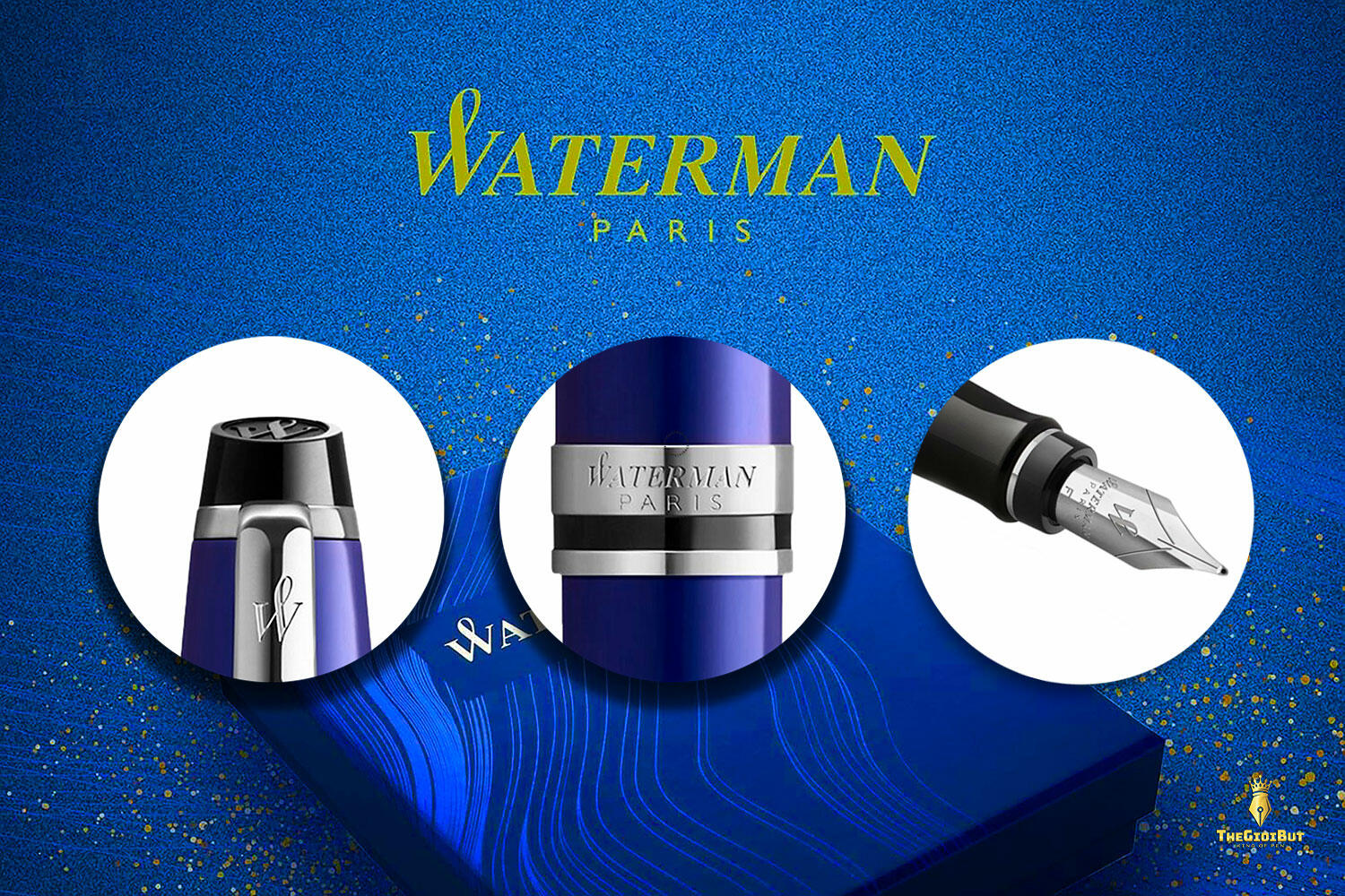 Bút máy Waterman Expert 3 Blue Lacquer CT Fountain Pen 2093457