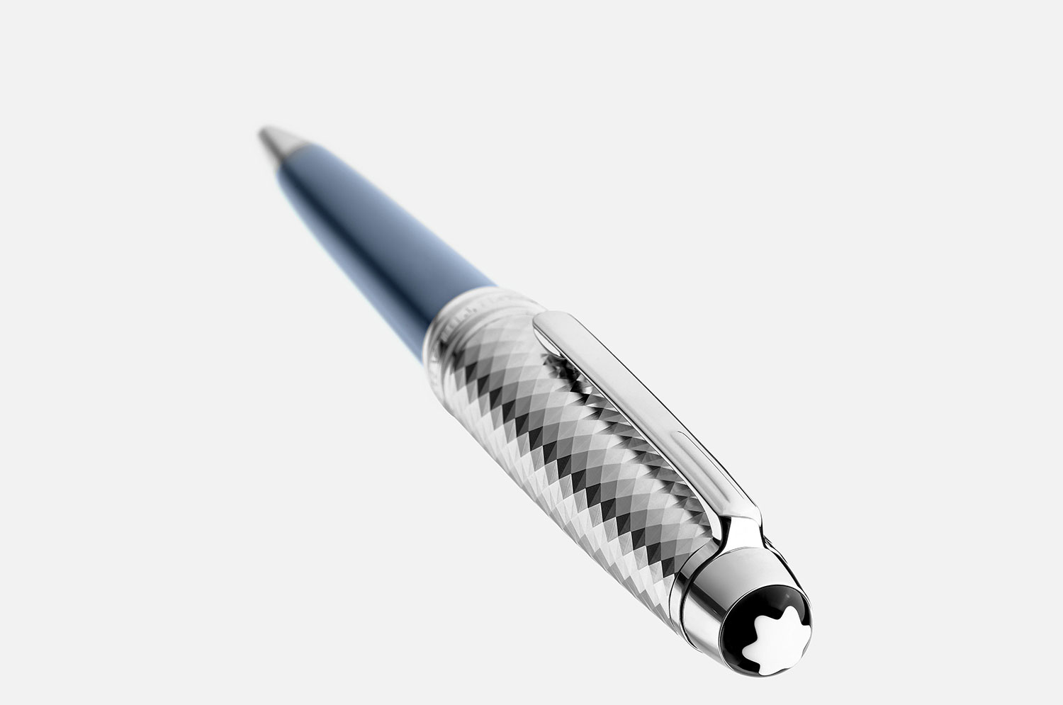 Bút bi Montblanc Meisterstuck Glacier Doue Ballpoint Pen MB129405