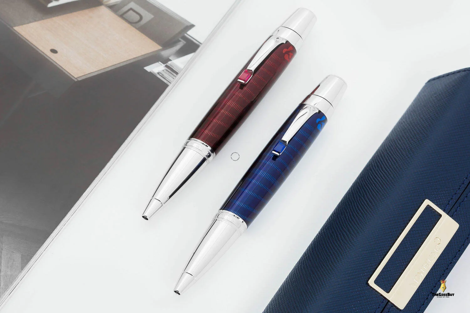 Montblanc Boheme Paso Doble Bleu Ballpoint Pen 104919 7