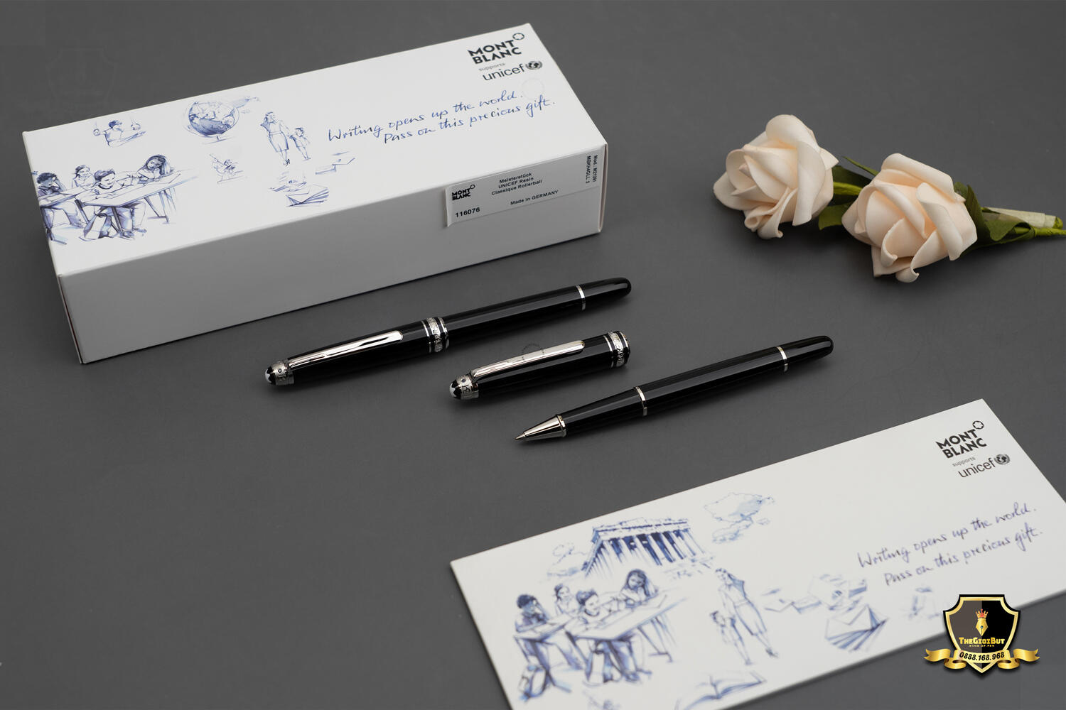 Montblanc Meisterstuck Unicef Resin Classique Rollerball 116076 801