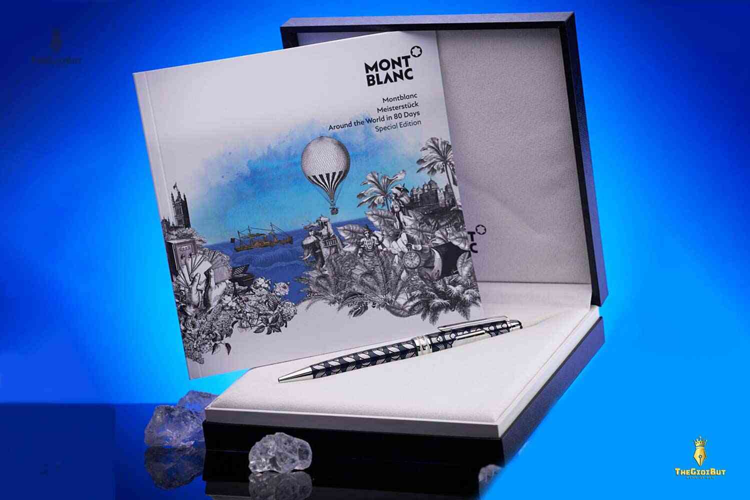 Bút bi Montblanc Meisterstuck Around The World Solitaire Midsize Ballpoint Pen MB126355