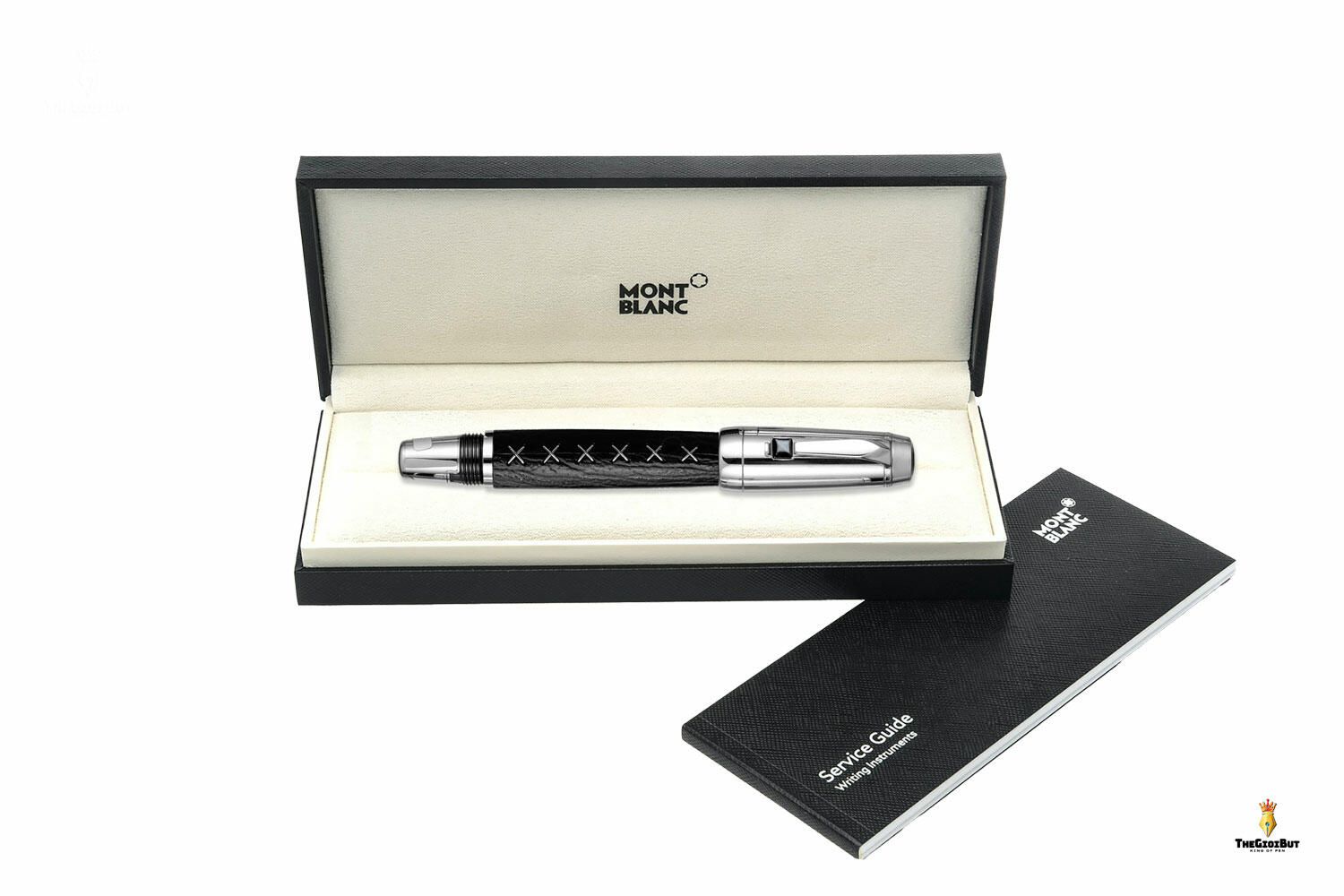 Montblanc Boheme Black Sharkskin Rollerball Pen 3825