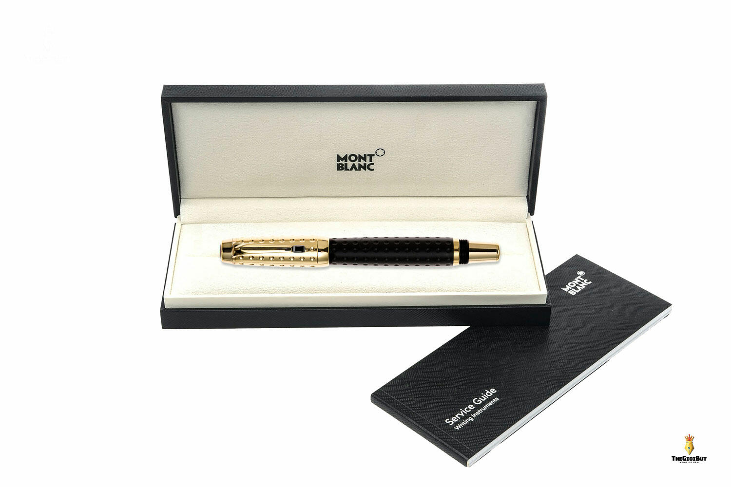 Bút dạ bi MontBlanc Boheme Doue Gold Plated Rollerball Pen 36006