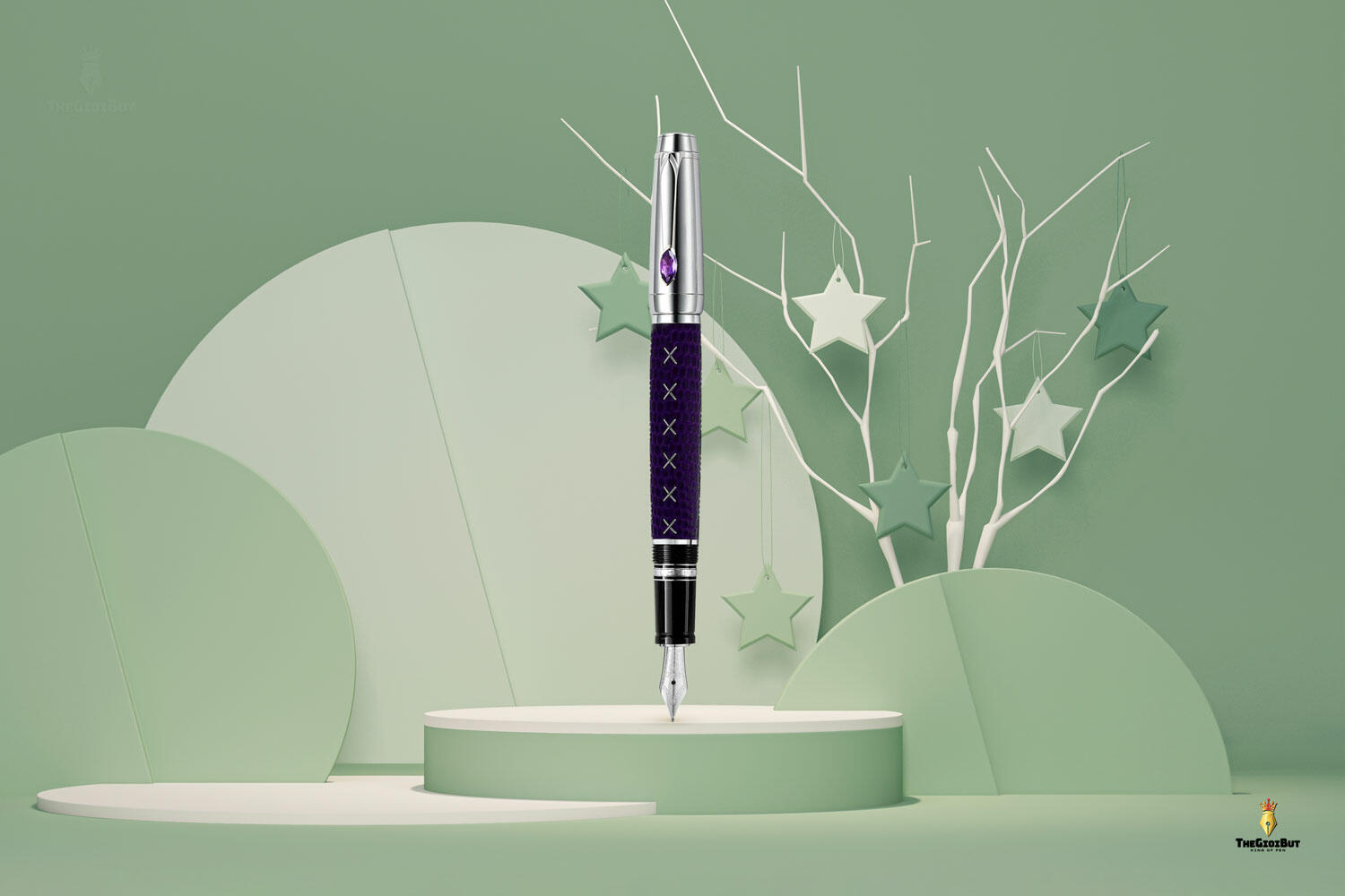 Montblanc Boheme Jewels Amethyst Fountain Pen 9925