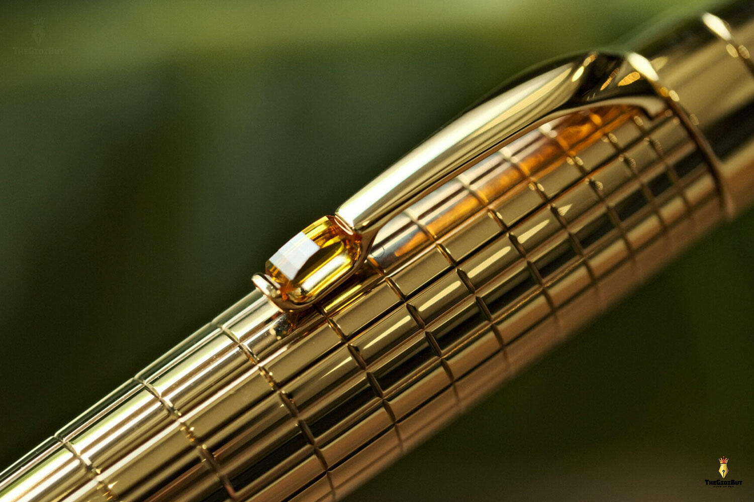 Bút bi MontBlanc Boheme Solitaire Gold Plated Citrine Ballpoint Pen 7514