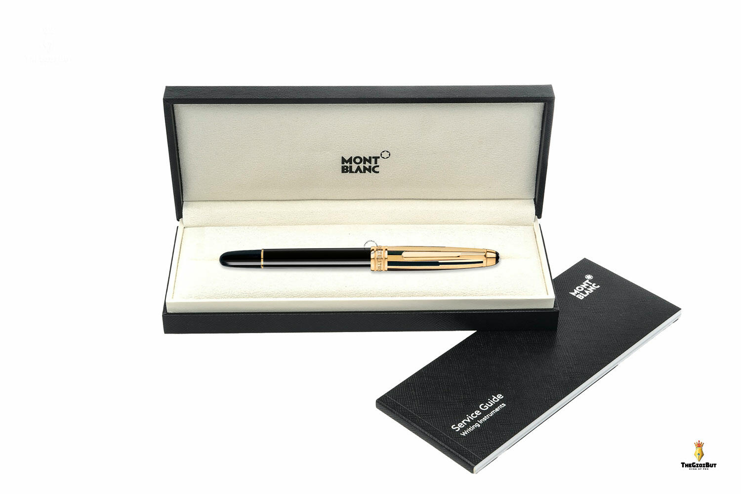 Bút dạ bi Montblanc Meisterstuck Solitaire Doue Gold and Black Classique Rollerball 35989