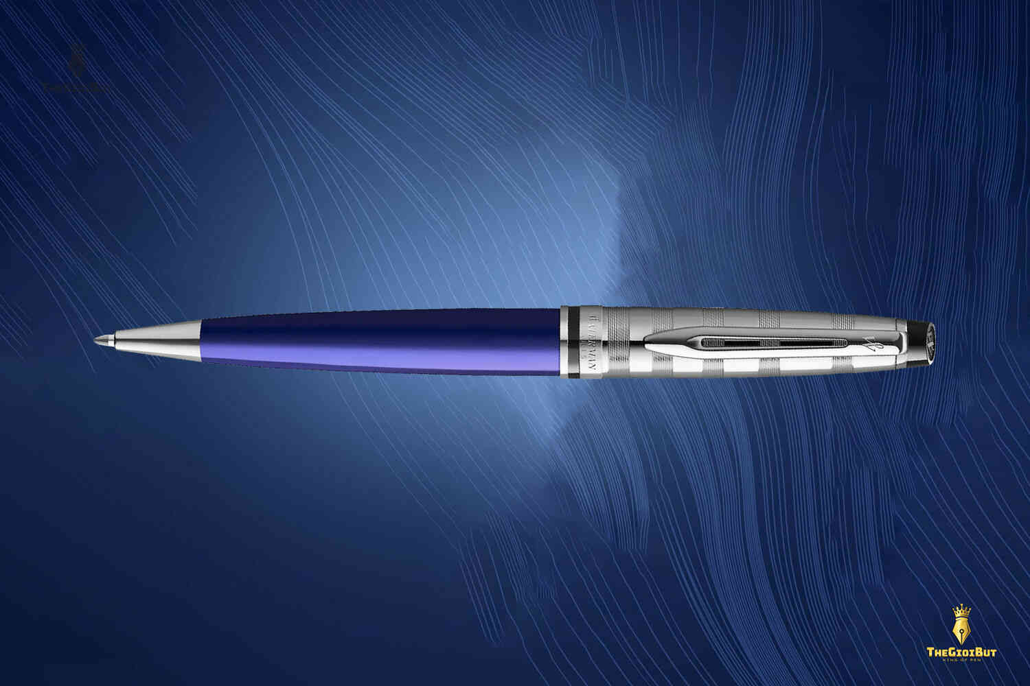 Bút bi Waterman Expert 3 Deluxe Blue CT Ballpoint Pen 2093767