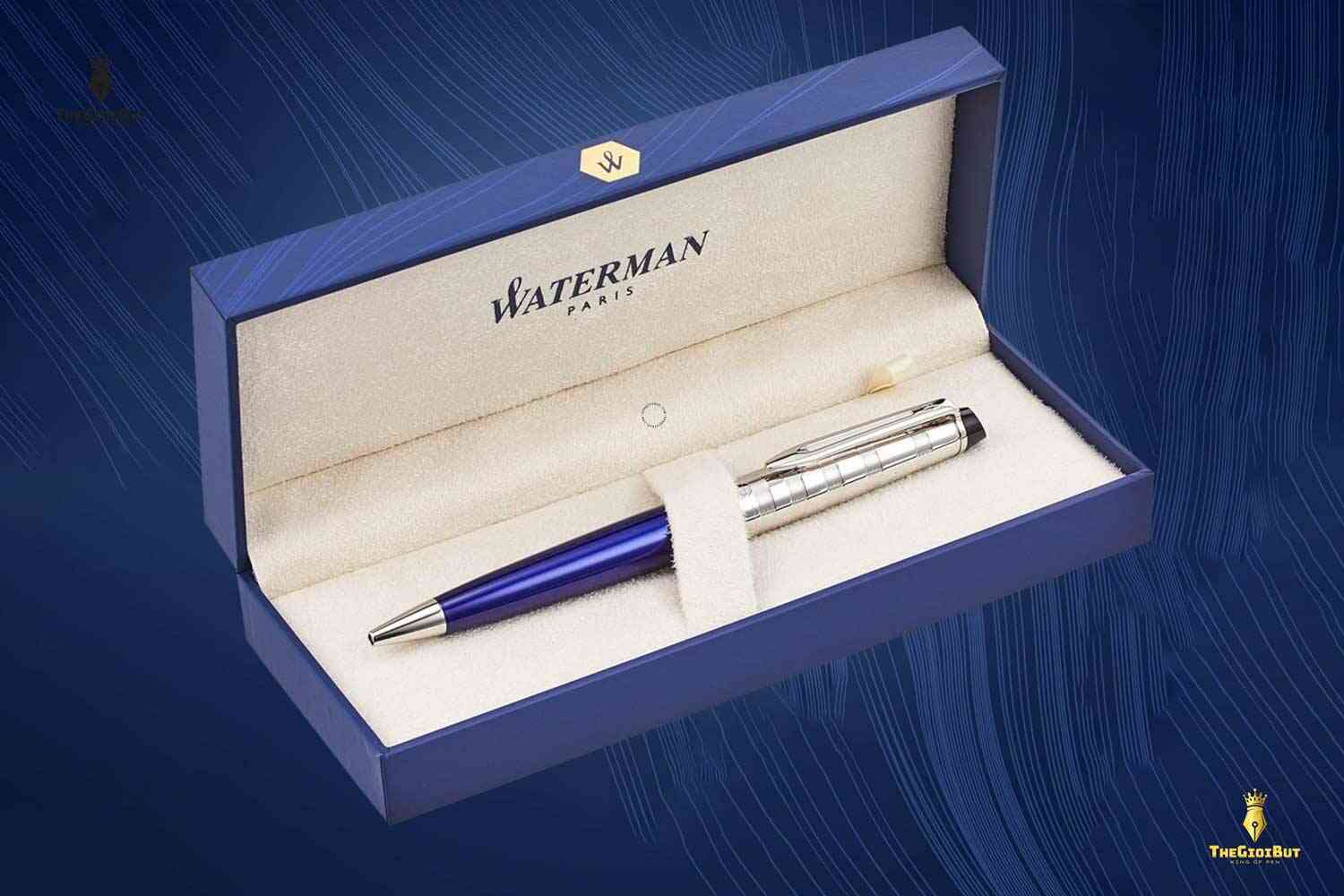 Bút bi Waterman Expert 3 Deluxe Blue CT Ballpoint Pen 2093767