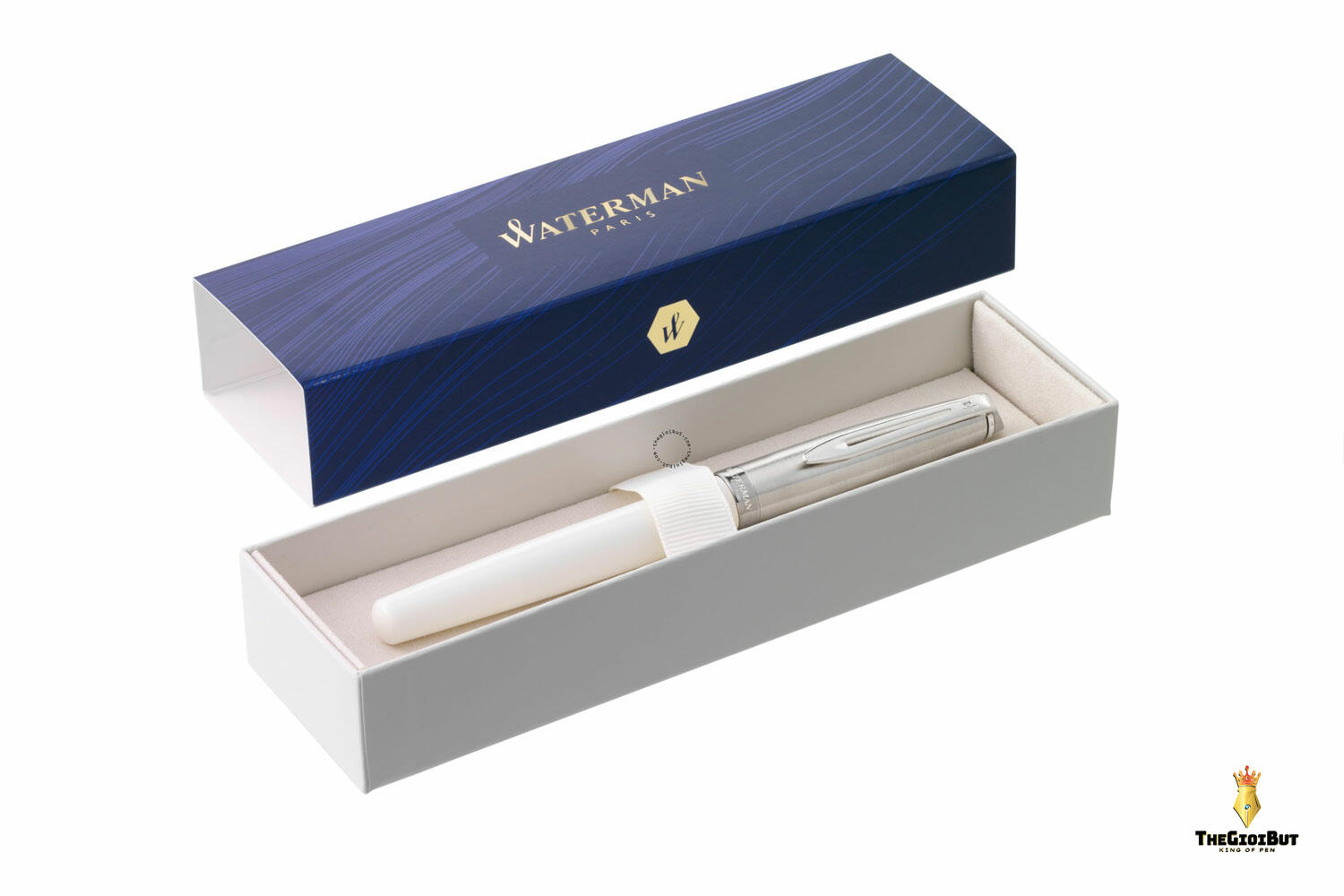 Bút dạ bi Waterman Embleme White CT Rollerball 2157419