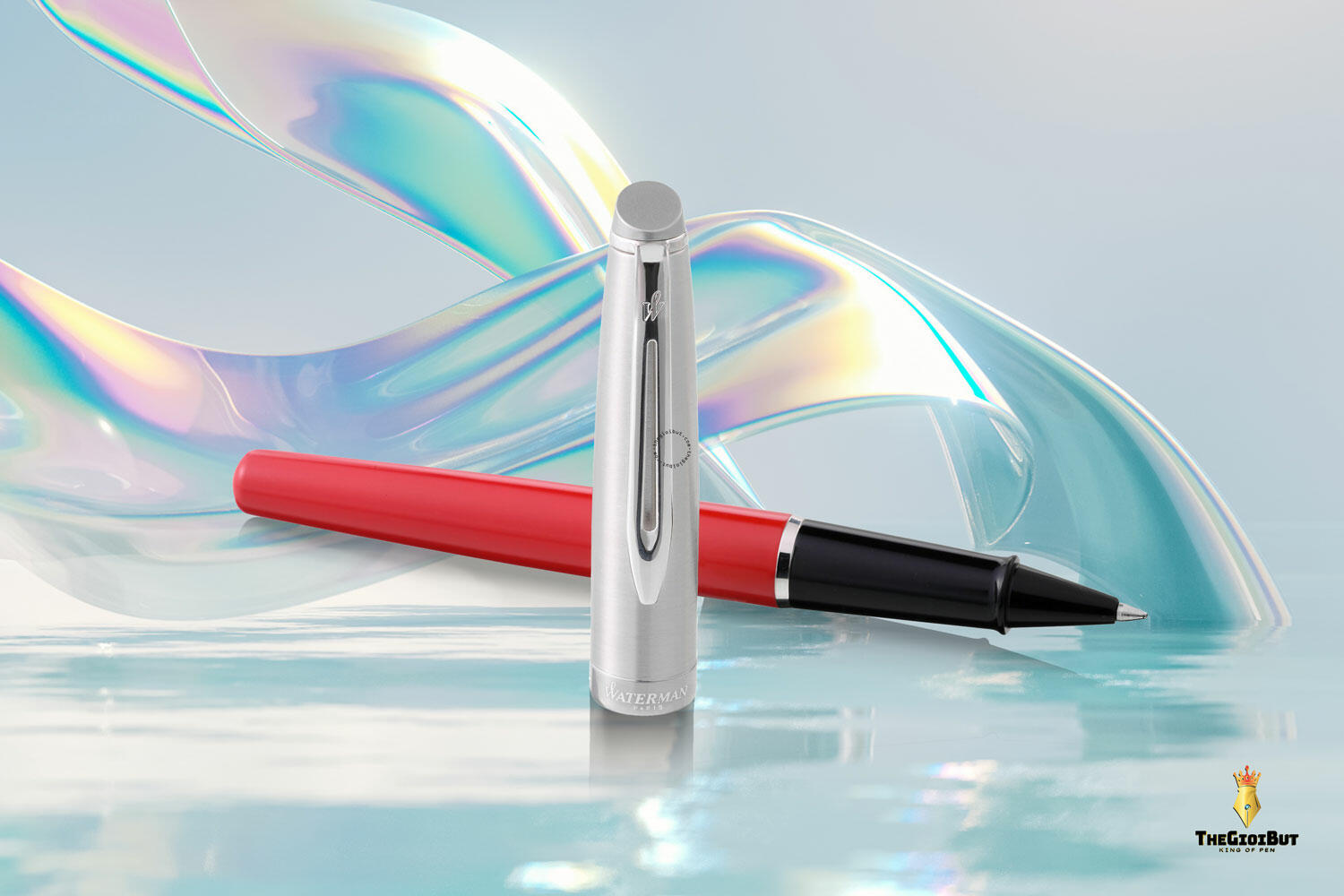 Bút dạ bi Waterman Embleme Red CT Rollerball 2157412