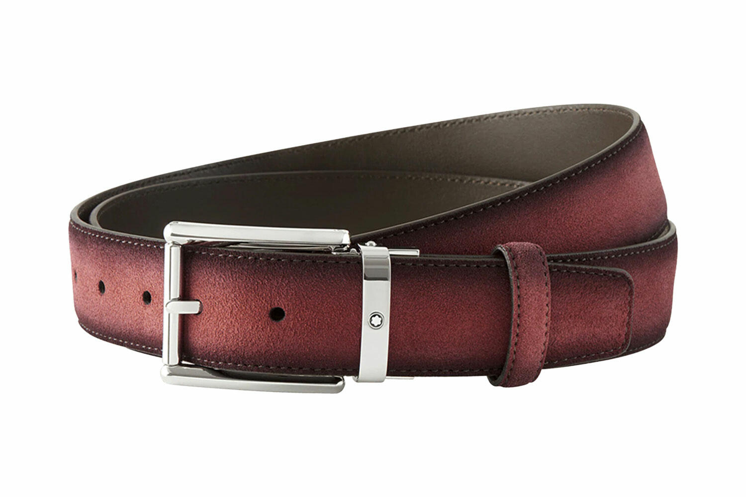 Thắt lưng Montblanc Casual Line 35 mm Burgundy Belt 116723