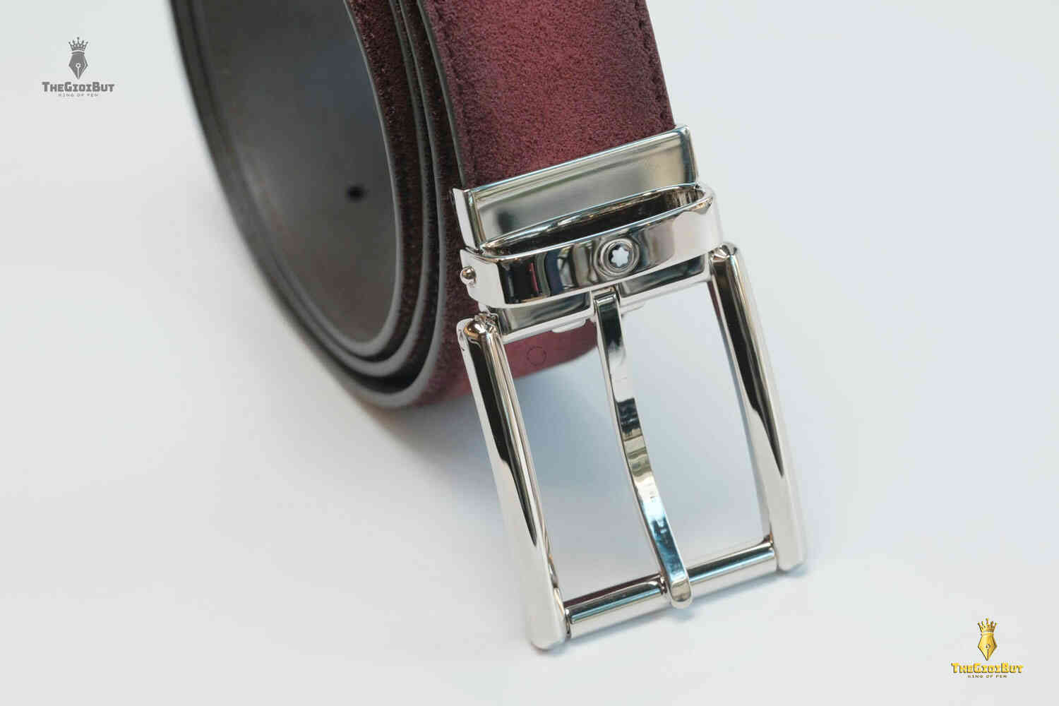 Thắt lưng Montblanc Casual Line 35 mm Burgundy Belt 116723