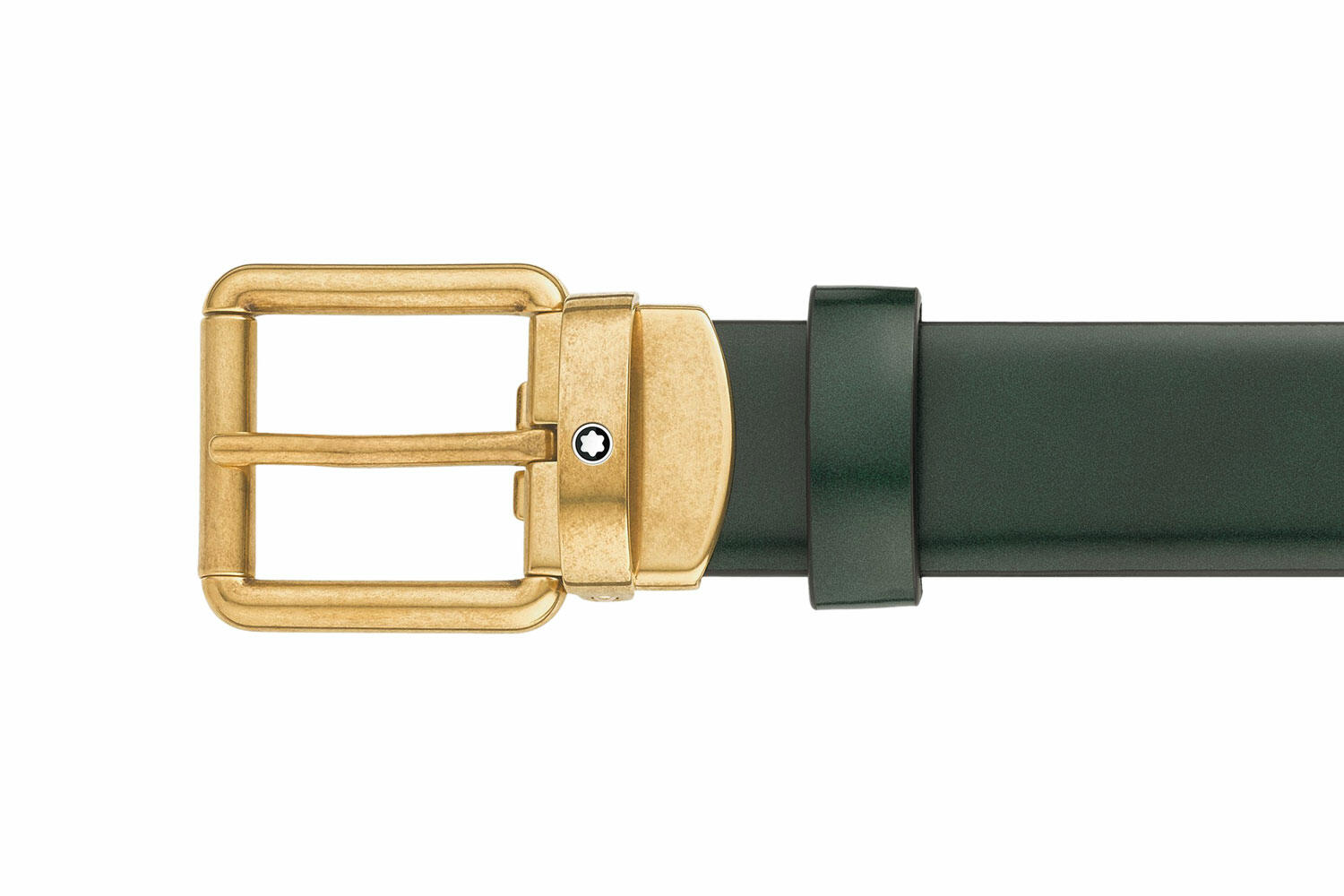 Thắt lưng Montblanc Brushed Green 30mm Leather Belt MB129454