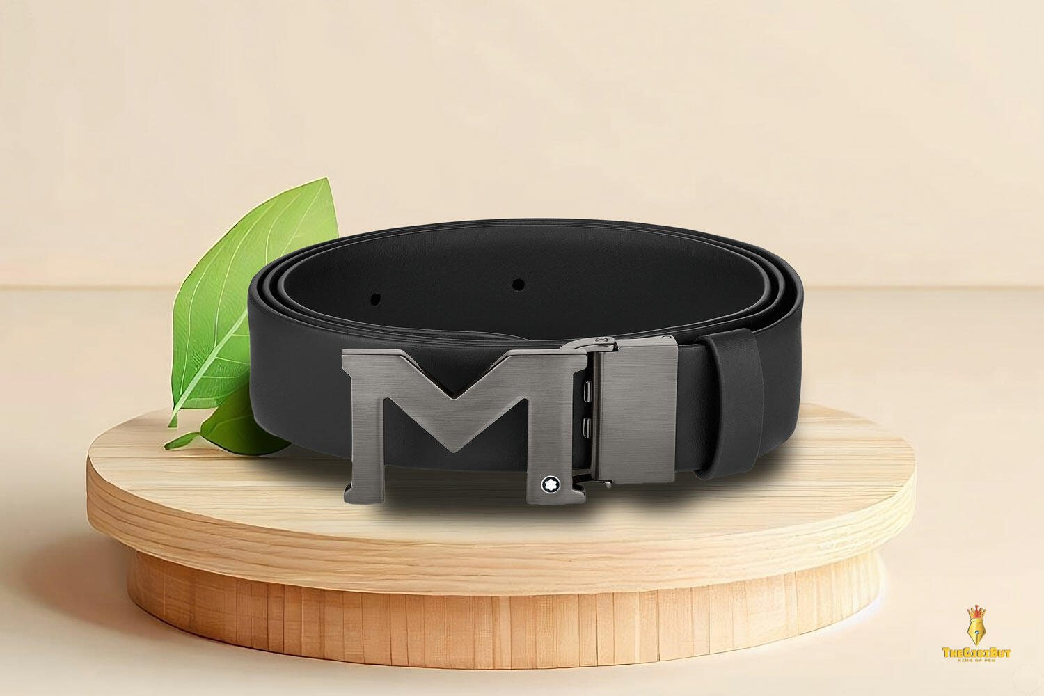 Thắt lưng Montblanc M Buckle Black 35mm Leather Belt MB129445