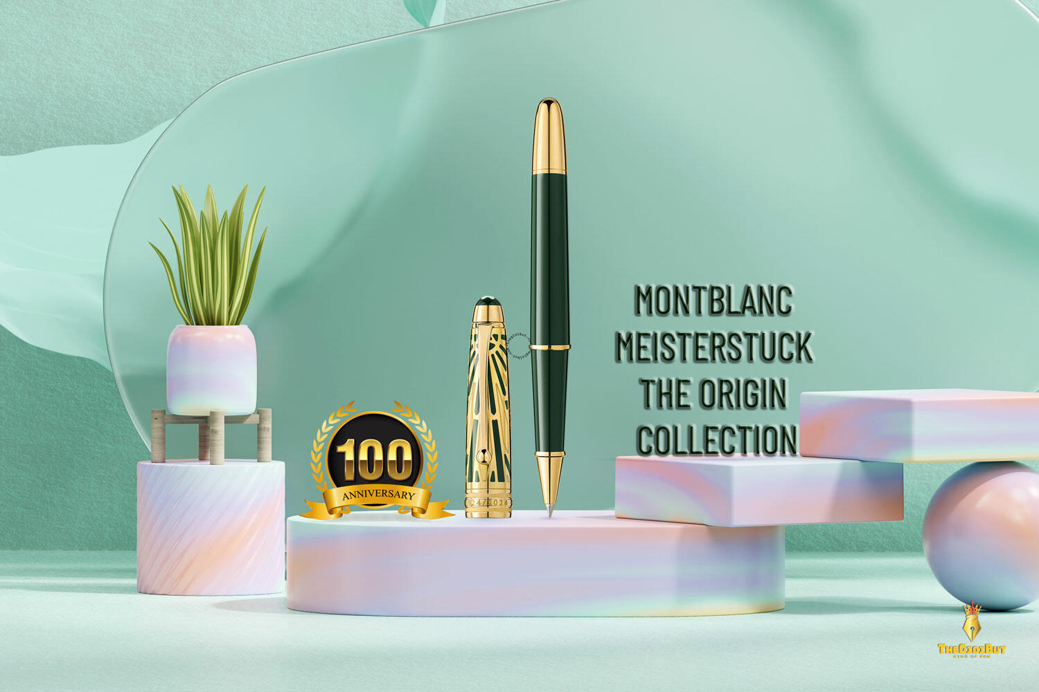 Bút dạ bi Montblanc Meisterstuck The Origin Doue Rollerball Pen MB131351