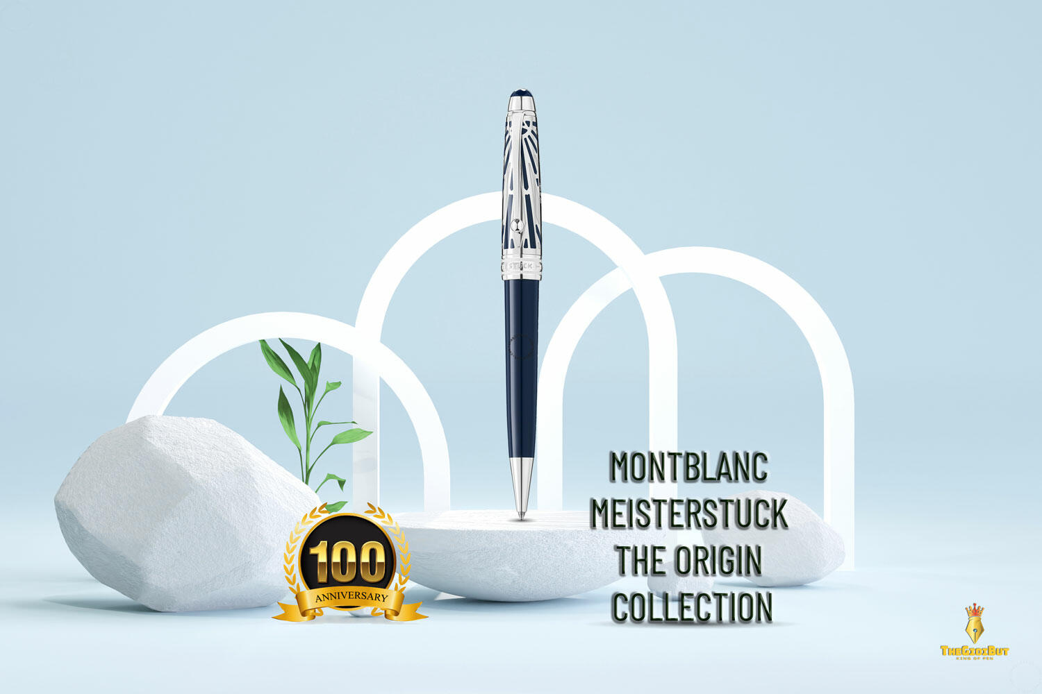 Bút bi Montblanc Meisterstuck The Origin Collection Doue Midsize Ballpoint Pen MB131348