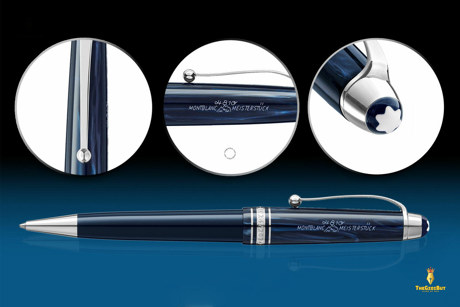 Bút bi Montblanc Meisterstuck The Origin Midsize Ballpoint Pen MB131340