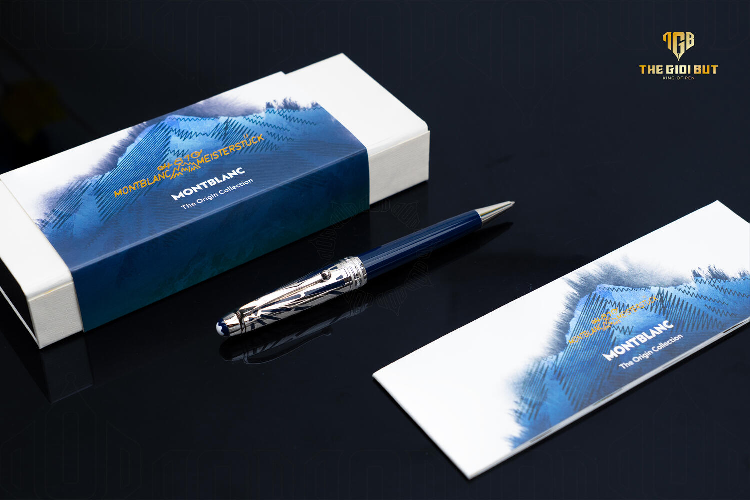 Montblanc Meisterstuck The Origin Doue Midsize Ballpoint Pen Mb131348 Box