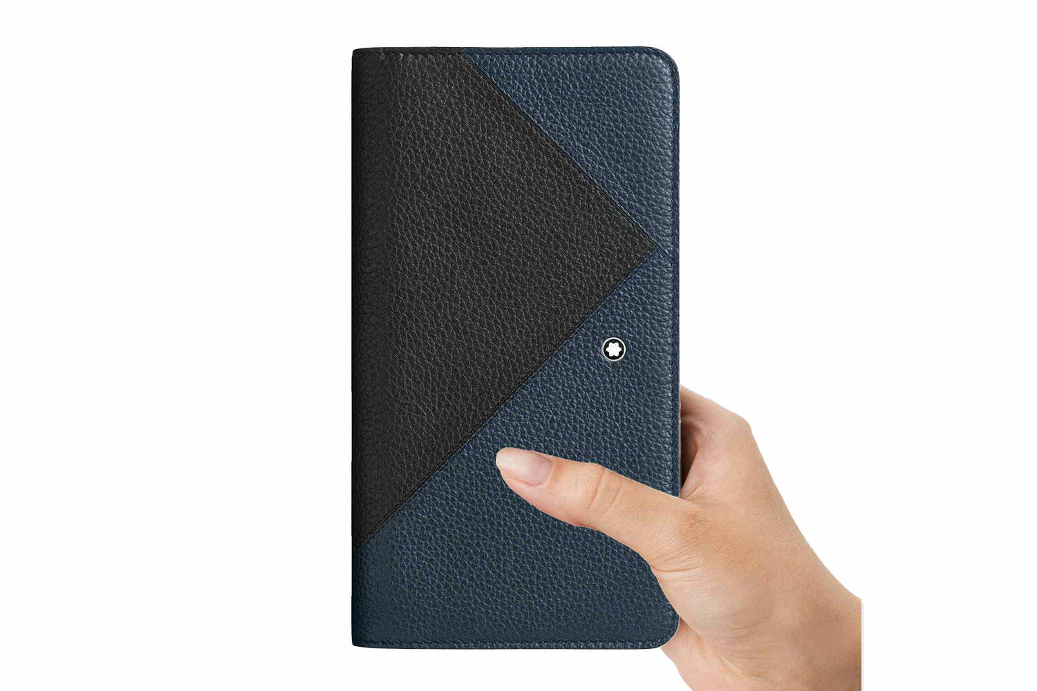 Montblanc Meisterstuck Soft Grain Geometry Long Wallet 12cc MB128529