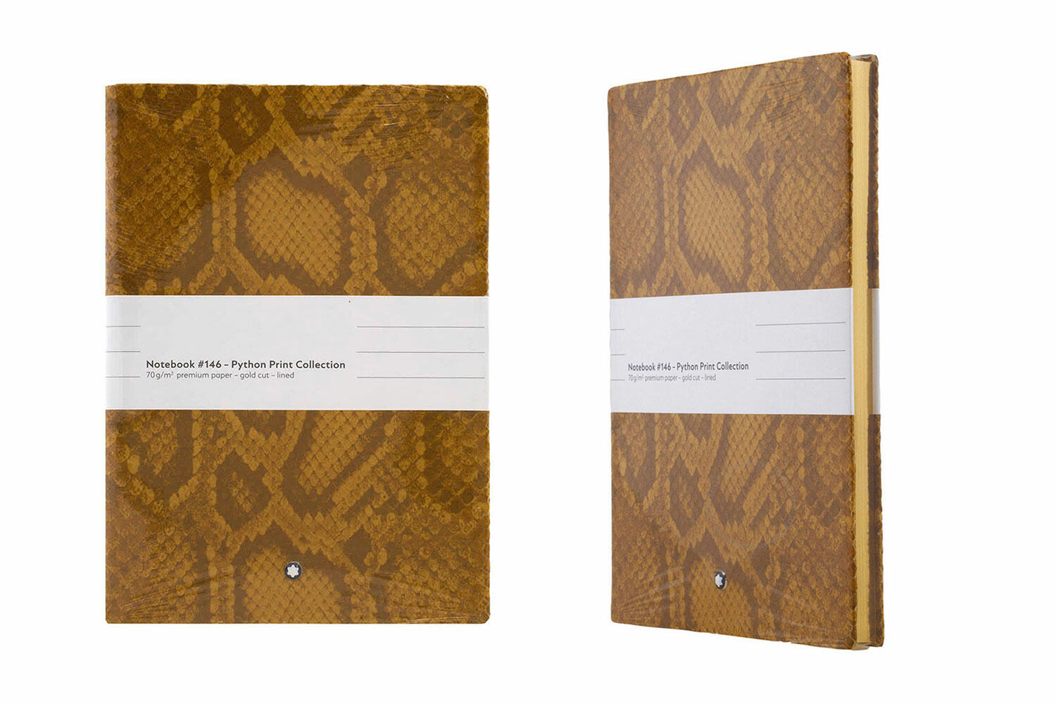 Sổ Montblanc Notebook Python Print Saffron MB119548