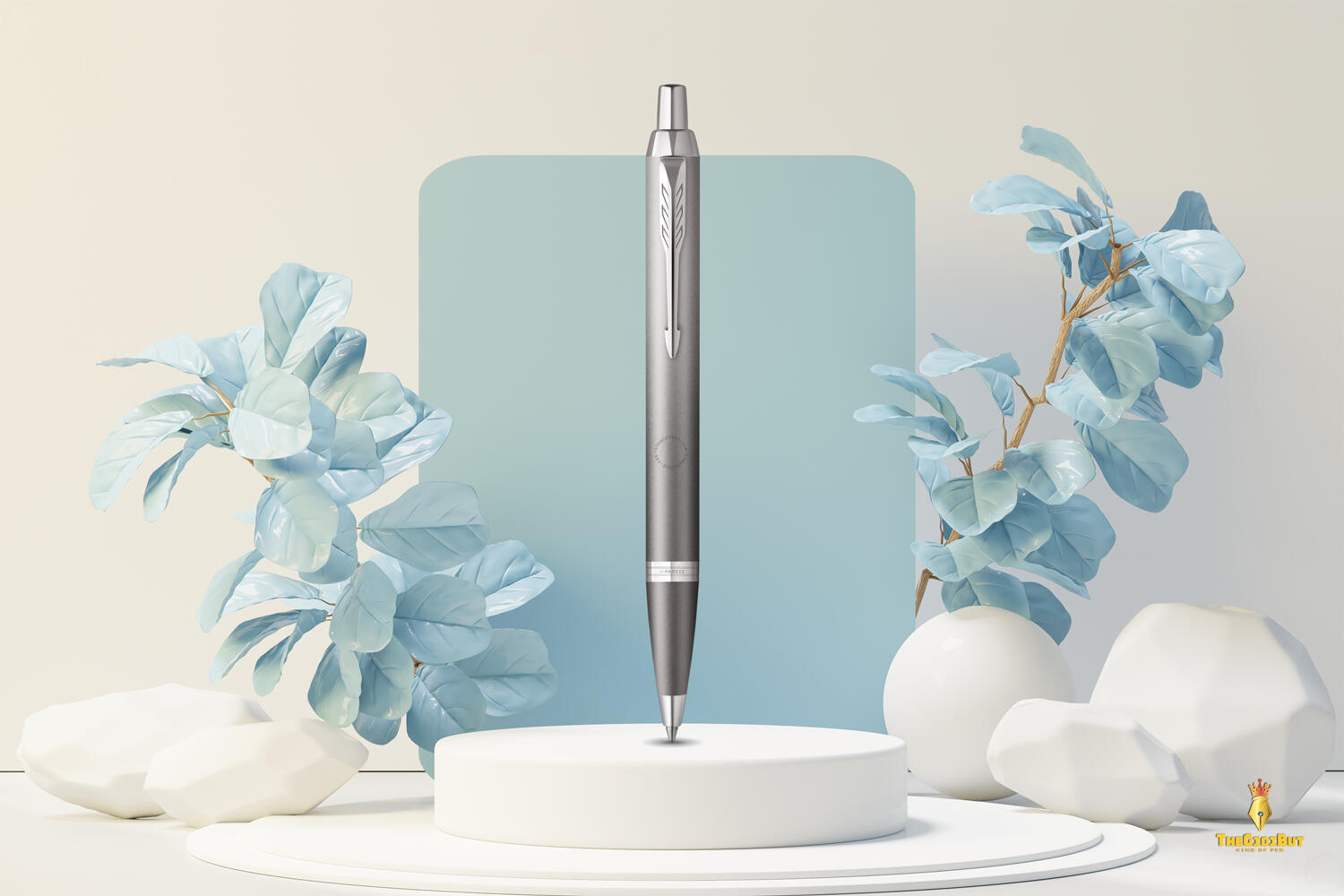 Bút bi Parker IM Writing Rituals Grey Ballpoint Pen 2203898 